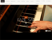 Tablet Screenshot of fazilsay.com